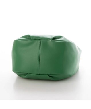 UNBILLION kakatoo ギャザーハンドル2wayバッグ グリーン