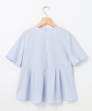 組曲 S ドビーストライプピンタック ブラウス ブルーストライプ系1