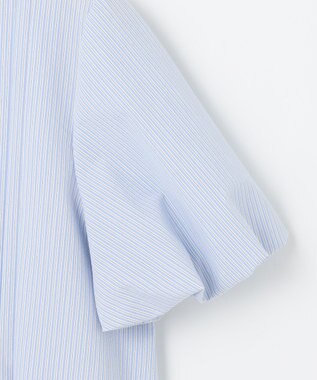 組曲 S ドビーストライプピンタック ブラウス ブルーストライプ系1