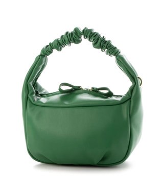 UNBILLION kakatoo ギャザーハンドル2wayバッグ グリーン