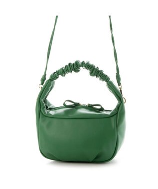 UNBILLION kakatoo ギャザーハンドル2wayバッグ グリーン