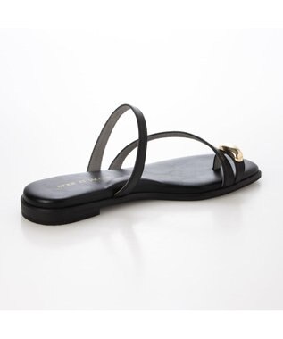 MODE ET JACOMO <MODE ET JACOMO>リングフラットトングサンダル ブラック
