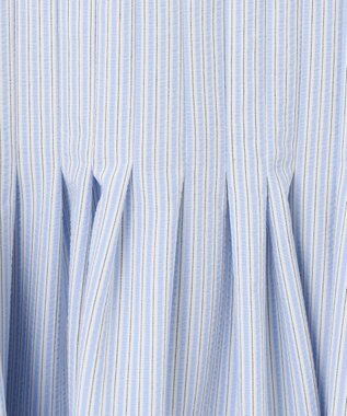 組曲 S ドビーストライプピンタック ブラウス ブルーストライプ系1