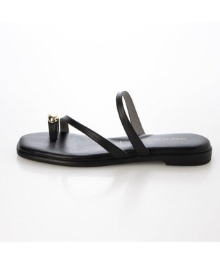 MODE ET JACOMO <MODE ET JACOMO>リングフラットトングサンダル ブラック