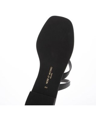 MODE ET JACOMO <MODE ET JACOMO>リングフラットトングサンダル ブラック