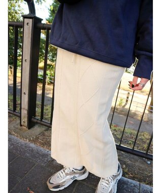 Green Parks ケーブルニットスカート Ivory