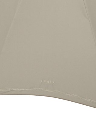 MOONBAT 【フルラ （FURLA）】晴雨兼用日傘　ジッパー刺繍 ダークグレー