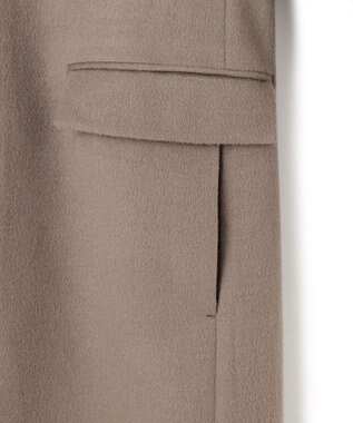 JOSEPH HOMME グロッシーウール　チェスターコート ベージュ系