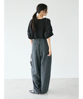 CRAFT STANDARD BOUTIQUE デニムカーブパンツ Black