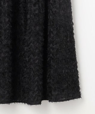 組曲 L ペタルチュール スカート ブラック系