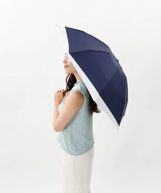 AURORA 【 BLAO（ブラオ）】サマーシールド 変形切継ぎ晴雨兼用傘(折りたたみ傘)