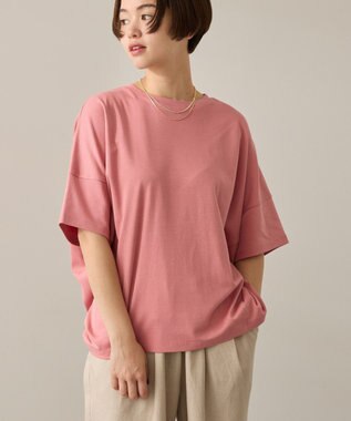 AMERICAN HOLIC 【新色追加】【接触冷感】コクーンシルエットカットソー Pink