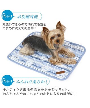 PET PARADISE 犬 クール マット 冷感 柔らか クールマット (48×40cm) 苺 くまちゃん ネイティブ 接触冷感 ひんやり ペット ネイティブ柄