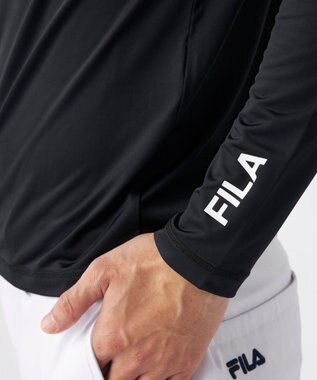 FILA GOLF／marie claire 【FILA GOLF】接触冷感ハイネックインナー ブラック