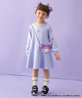 ANY KIDS 【マイメロディ＆クロミ×ANY KIDS】ポシェット ワンピース ラベンダー×クロミ