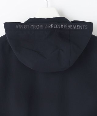 23区GOLF 【MEN】【撥水・ストレッチ】ライトフード ベスト 軽くて蒸れにくい 急な小雨も怖くない ネイビー系