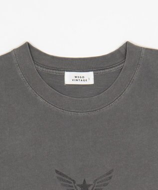 WEGO 【ユニセックス着用ITEM/MLサイズ展開】ステンシルロゴグラフィックT（SS） ブラック