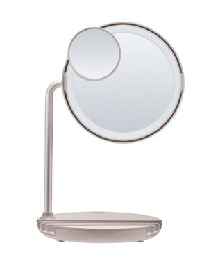 YAMATO テーブル＆キッチン 【フェスティノ】充電式LEDファンミラー  サンドベージュ  SMHB-032-SB