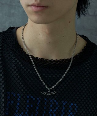 WEGO Mトライバルロゴネックレス