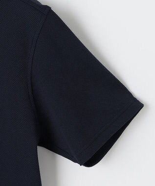 23区GOLF 【MEN】【WEB&一部店舗限定】ハニカムカノコ 半そでポロシャツ ネイビー系