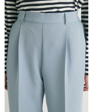 Green Parks きれいシルエットパンツ Sax