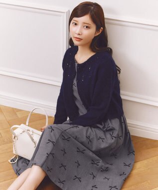 TOCCA MIDNIGHT STAR カーディガン ネイビー系