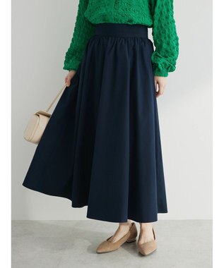 Green Parks Ａラインフレアスカート Dark Navy