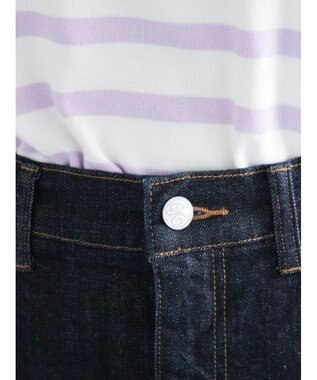 Te chichi デニムトラペーズスカート ネイビー