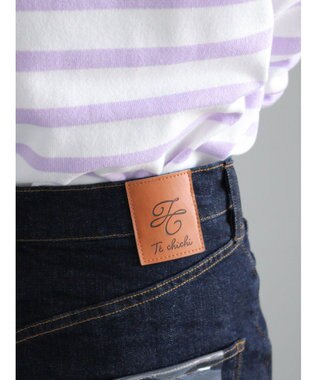 Te chichi デニムトラペーズスカート ネイビー