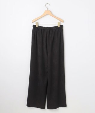 組曲 L 【加藤ローサさん着用】ラメストライプ ワイドパンツ ブラック系1