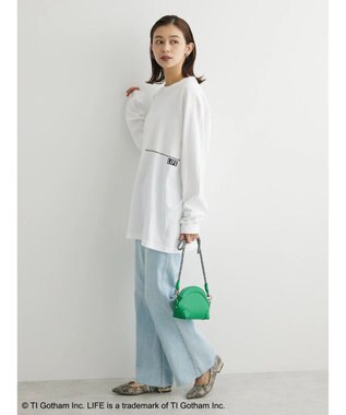 Green Parks ＬＩＦＥ　フォトプリントロングＴシャツ Black