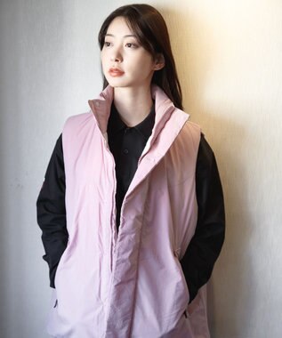 SHARE PARK LADIES 【UNISEX】蓄熱中綿モンスターベスト（S・Mサイズ） スモークピンク