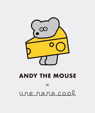 une nana cool MADE WITH ねずみのANDY【綿混】フラット仕上げノンワイヤーブラジャー GY