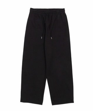 WEGO 【ユニセックス着用ITEM/MLサイズ展開/ウエストゴム】ボンディングスウェットパンツ ブラック