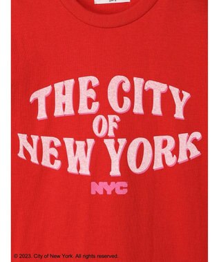 Green Parks ＮＹＣ　ロゴプリントＴシャツ Off White