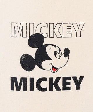 23区 【SLOW/一部店舗限定】Mickeyデザイン トート バッグ アイボリー