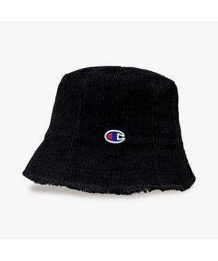林八百吉商店 Champion コーデュロイフリンジチューリップハット ブラック