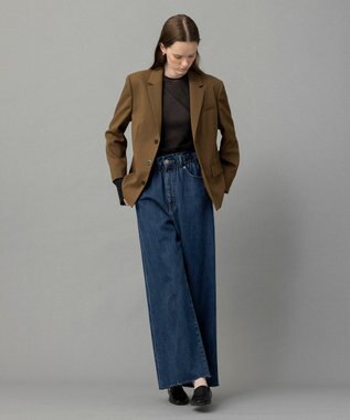 NAVE 【ReNAVE・洗える】シアーボイル ブラウス ブラック系