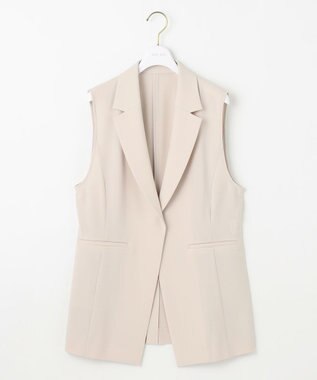 ANY SIS 【洗える】セレモニーダブルクロス ジレ ライトベージュ