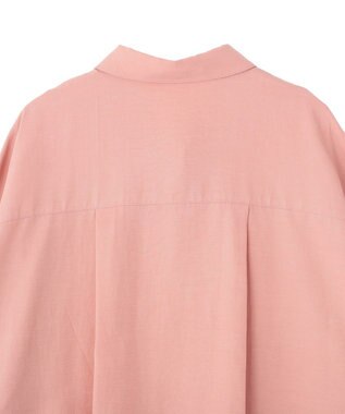 YECCA VECCA バルーン袖スキッパーシャツ Pink