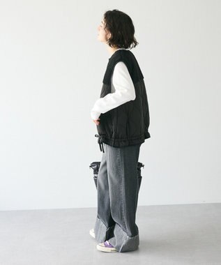 CRAFT STANDARD BOUTIQUE ボアキルティングベスト Black