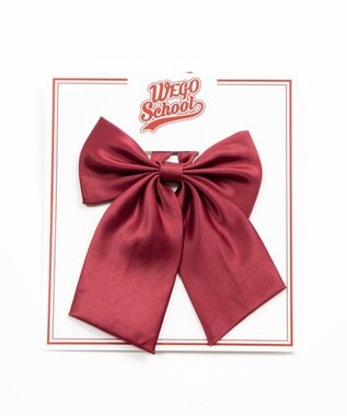 WEGO 【SCHOOL ITEM】ムジスクールリボン ワイン