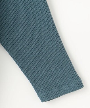 ANY 【洗濯機可能】Vネックニットソー グリーン