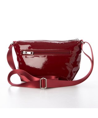 UNBILLION カシュカシュ cachecache / ソフトエナメル舟型ショルダー ワイン