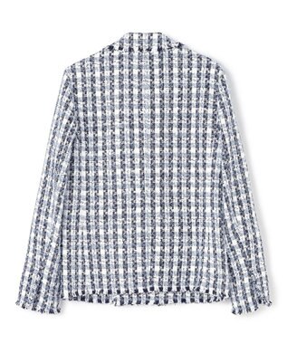 BEIGE， BERYL / ファンシーツイードダブルジャケット Navy Mix