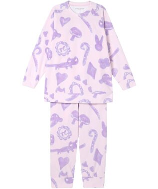 tsumori chisato SLEEP ツモリチサト パジャマ マイクロフリース素材(本体) あったか 長袖 長ズボン レディース UDW403 /ワコール