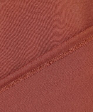 ICB L 【洗える】 ハイツイストシアー カットソー マホガニー系