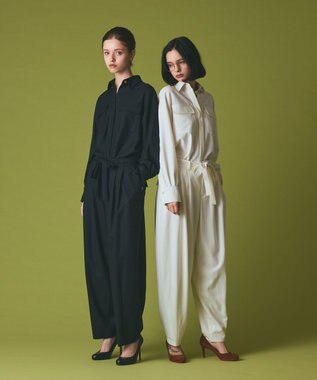 GRACE CONTINENTAL ウールミリタリーシャツ キナリ