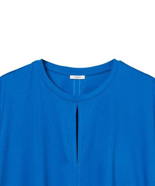 JOSEPH マーセライズドコットン　ジャージートップ Siam Blue