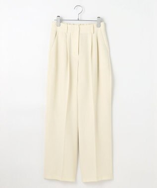 #Newans 2タックセンタープレスパンツ ホワイト